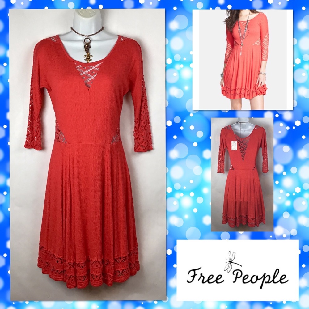 Free People To The Point Cutout Dress Fit & Flare